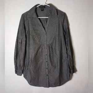 Industry 212 grey button up size medium
